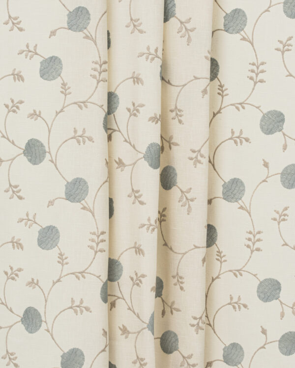 Embroidered Pecan - Dew Custom Curtains