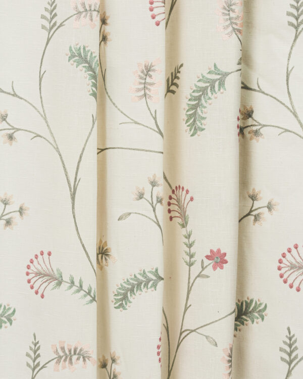 Embroidered Silvy - Bloom Custom Curtains