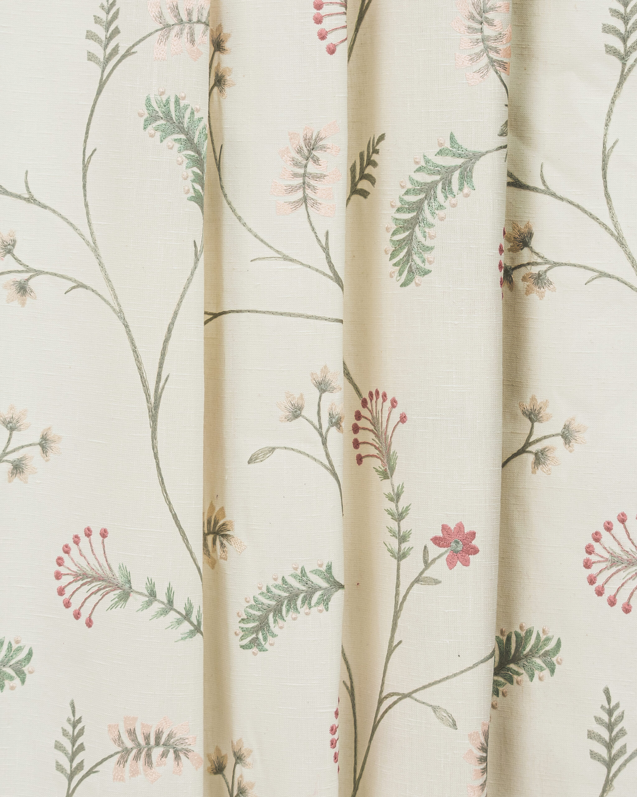 Embroidered Silvy - Bloom Custom Curtains