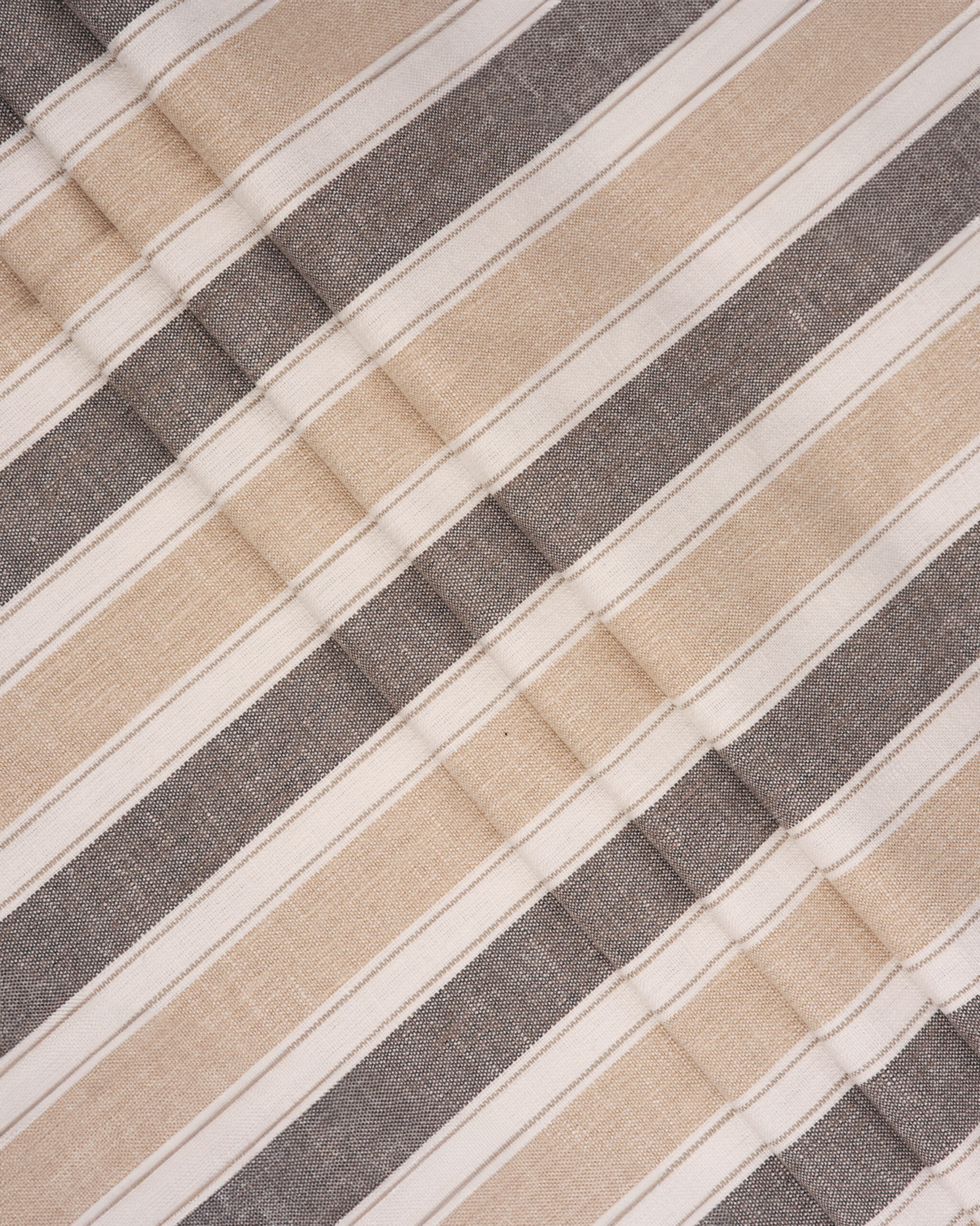 French Stripes - Gray Custom Curtains