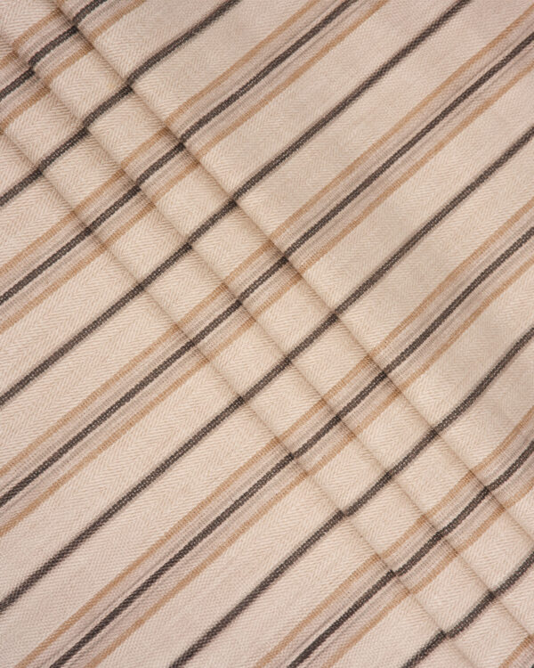 French Stripes - Stone Fabric Swatch