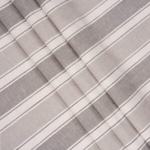 French Stripes - Witney Gray  Custom Curtains