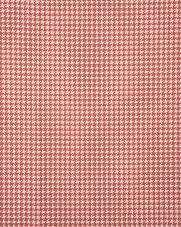 Classic Houndstooth - Tuscan Red Custom Curtains - Image 2
