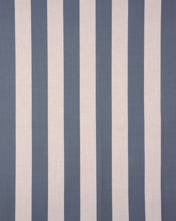 Vintage Linen Stripes - Storm Custom Curtains - Image 3