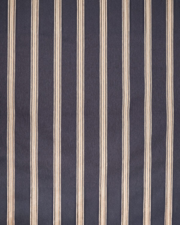 French Stripes - Midnight Custom Curtains - Image 3