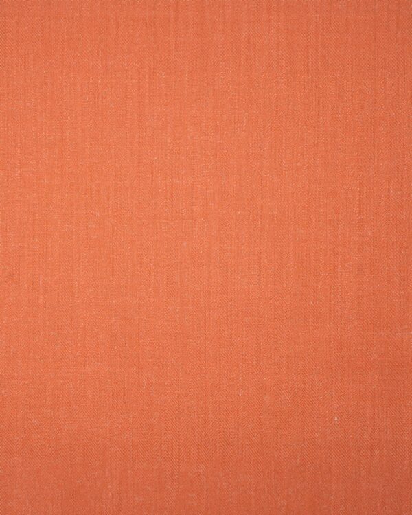 Herringbone Plains - Orange Carrot Custom Curtains - Image 2