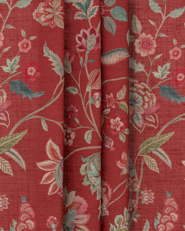 Blooming Spring - Red Apple  Fabric Swatch - Image 3