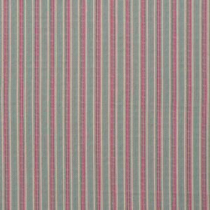 Boardwalk Stripe - Rosy Teal Fabric Swatch