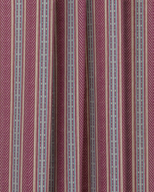 Boardwalk Stripe - Burgundy  Roman Shades - Image 3