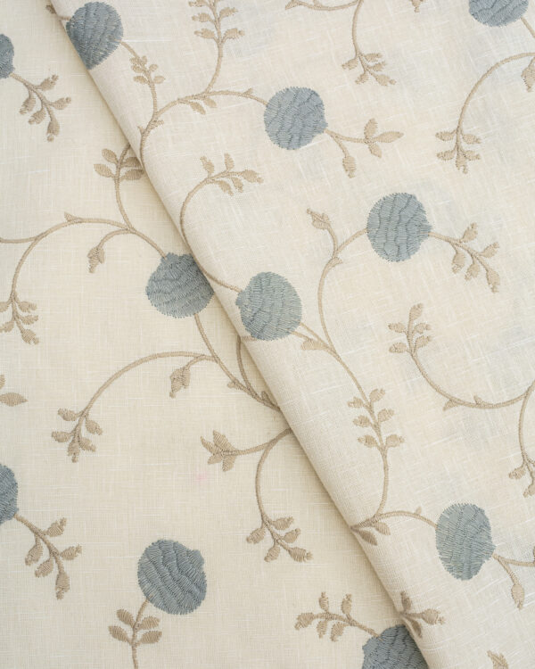 Embroidered Pecan - Dew Custom Curtains - Image 4