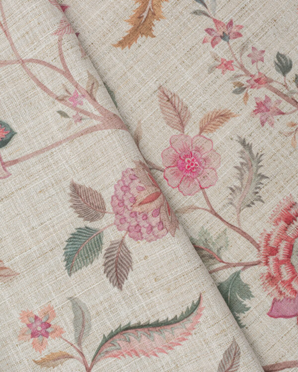 Blooming Spring - My Pink Fabric Swatch