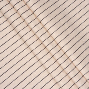 French Stripes - Graphite Fabric Swatch