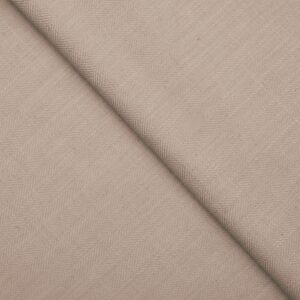 Herringbone Plains - Bark Brown Fabric Swatch