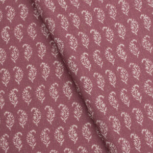 Vintage Paisley - Burgundy Fabric Swatch