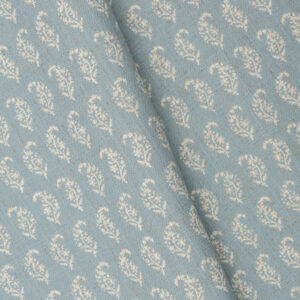 Vintage Paisley - Pool Blue Fabric Swatch