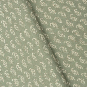 Vintage Paisley - Soft Green Fabric Swatch