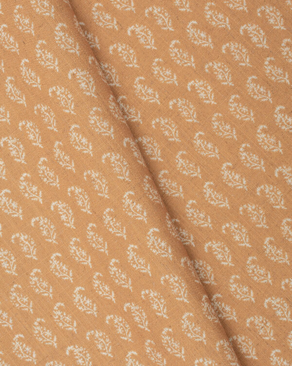 Vintage Paisley - Turmeric Ripple Fold Drapes - Image 2