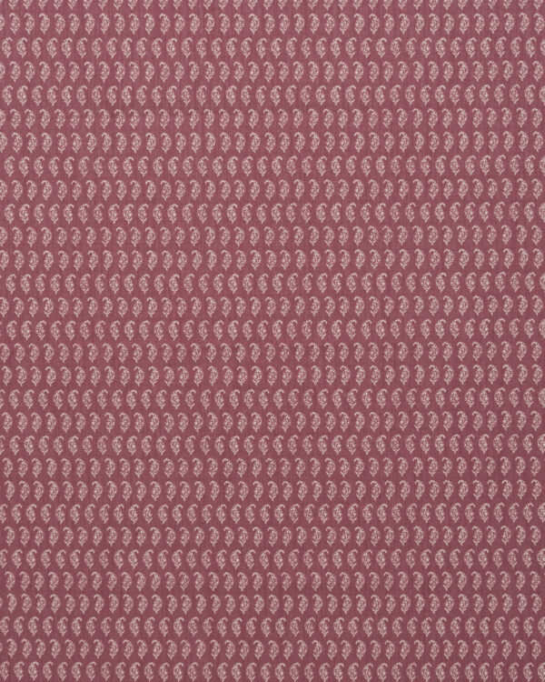 Vintage Paisley - Burgundy Ripple Fold Drapes - Image 2