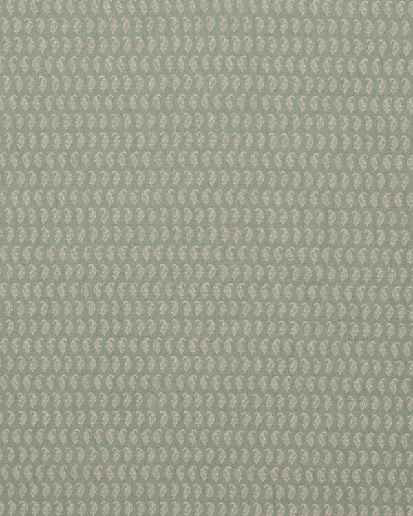 Vintage Paisley - Jade Fabric Swatch - Image 2