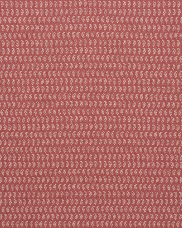 Vintage Paisley - Red Roman Shades - Image 3
