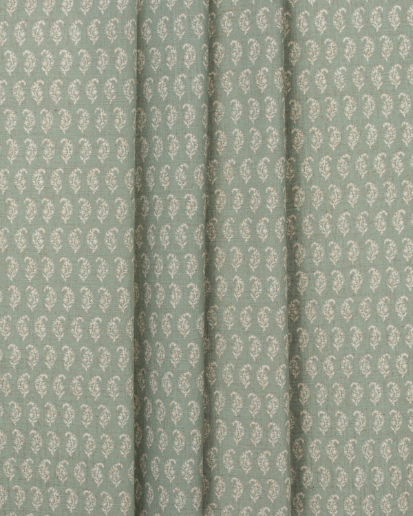 Vintage Paisley - Jade Fabric Swatch - Image 3