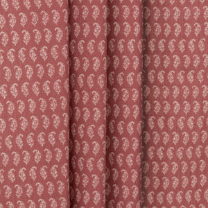 Vintage Paisley - Red Ripple Fold Drapes