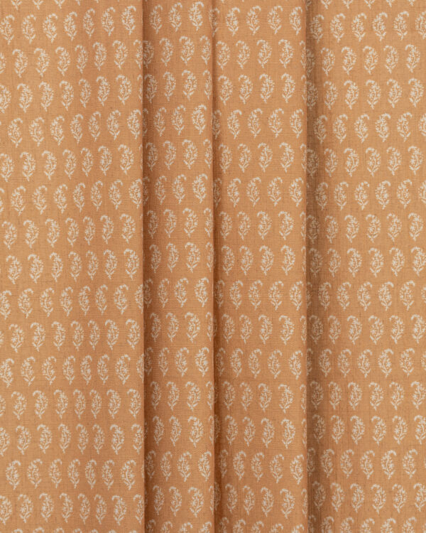 Vintage Paisley - Turmeric Ripple Fold Drapes